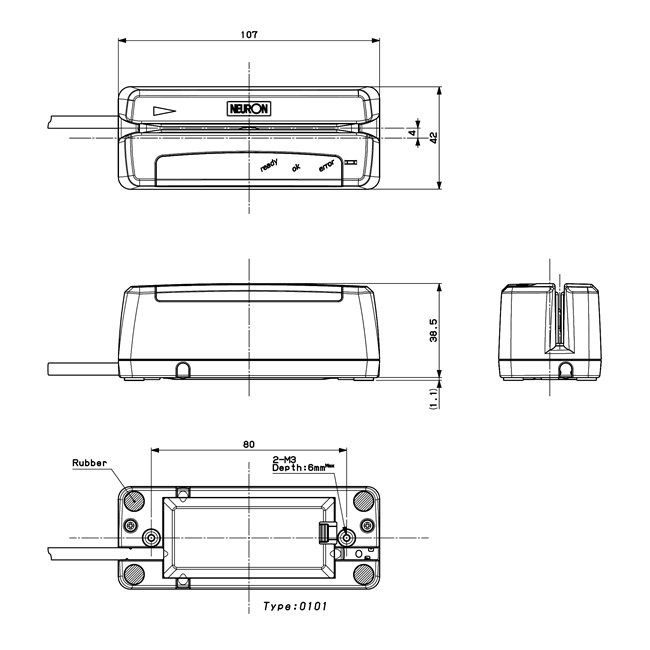 CRF-100 外形寸法