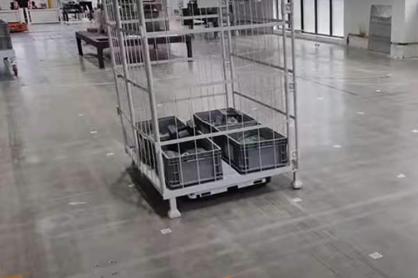 HIKPAD カゴ台車搬送