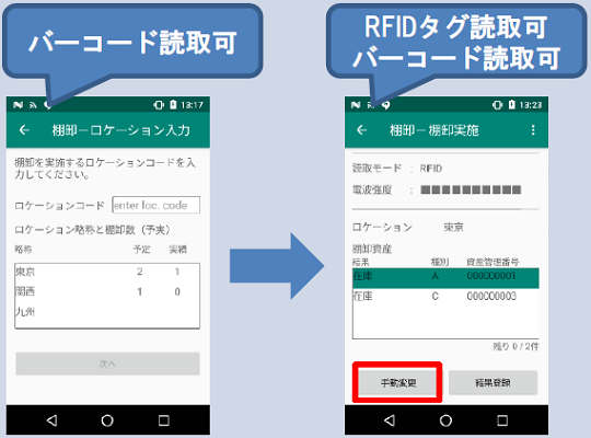 Ubic Asset ハンディ棚卸