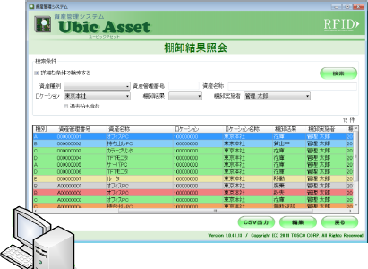 Ubic Asset 棚卸